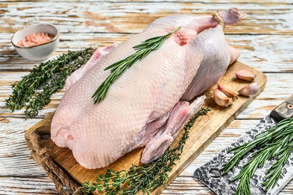 TRADIČNÍ POSVÍCENSKÁ HUSA CHLAZENÁ S DROBY – CELÁ